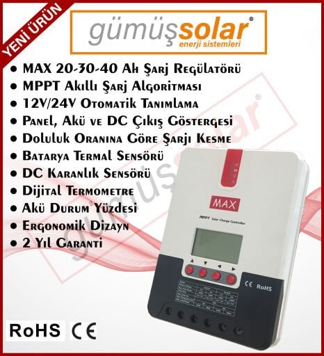 MPPT Şarj Kontrol Cihazları