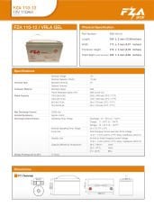 12 V 110 Ah Jel Akü