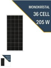 LEXRON 210 Watt Monokristal Güneş Paneli