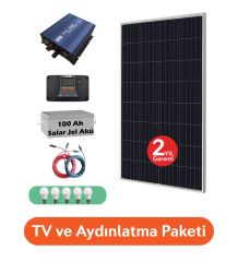 Solar TV ve Aydınlatma Paketi
