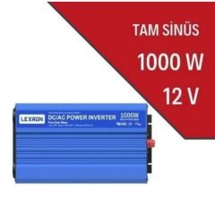 12 Volt 1000 Watt Tam Sinüs Inverter